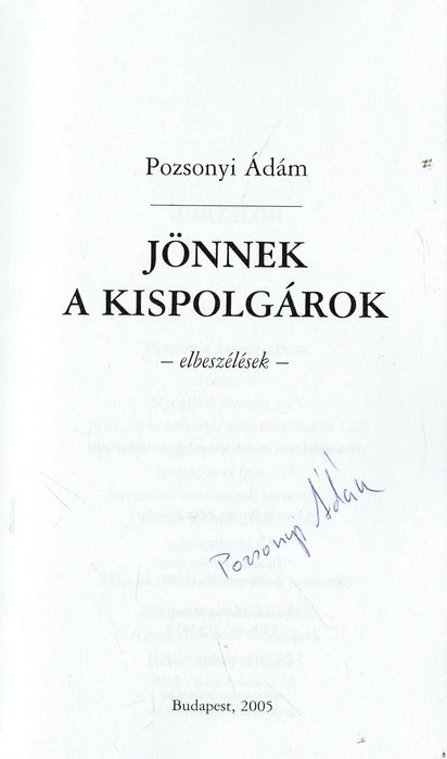 Jönnek a kispolgárok - Oskola Antikvárium