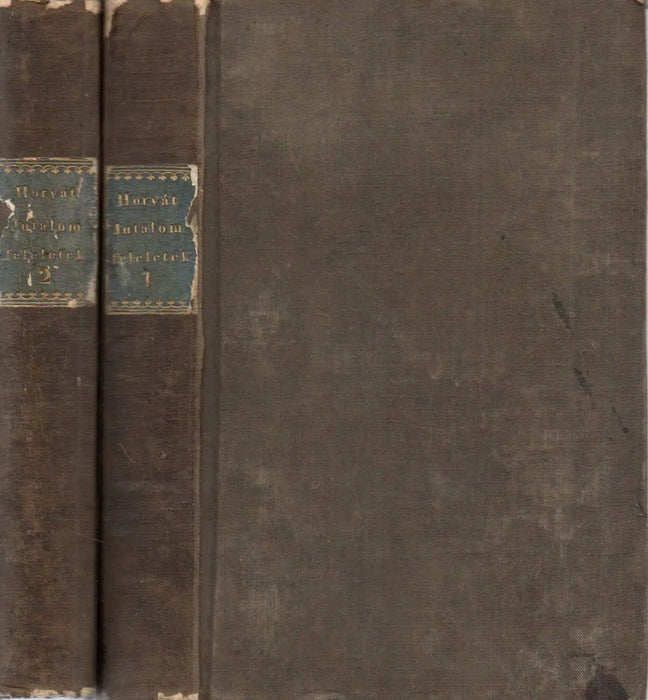 Jutalom feleletek a' magyar nyelvről, a' Magyar Nemzeti Museum 1815., 1816,. 1817. esztendei kérdéseire I - II. - Oskola Antikvárium