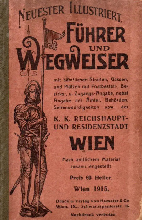 K. k. Reichshaupt - und Residenzstadt Wien - Oskola Antikvárium