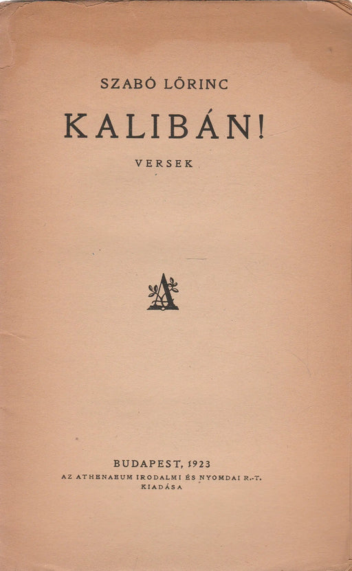 Kalibán! - Oskola Antikvárium
