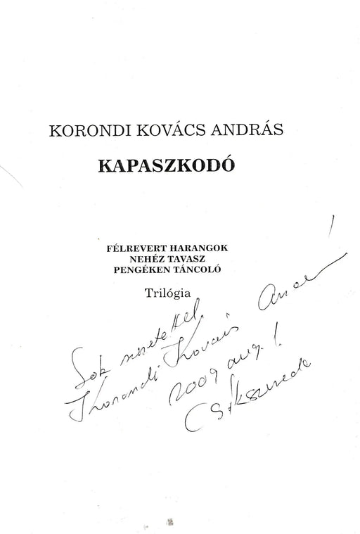 Kapaszkodó - Oskola Antikvárium