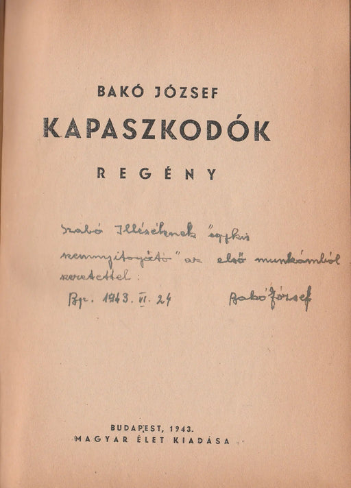 Kapaszkodók - Oskola Antikvárium