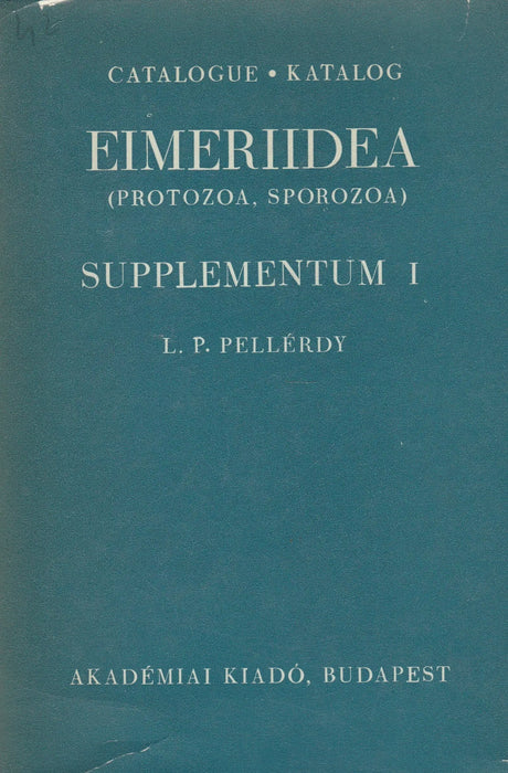 Katalog der Eimeriidea - Catalogue of Eimeriidea - Oskola Antikvárium