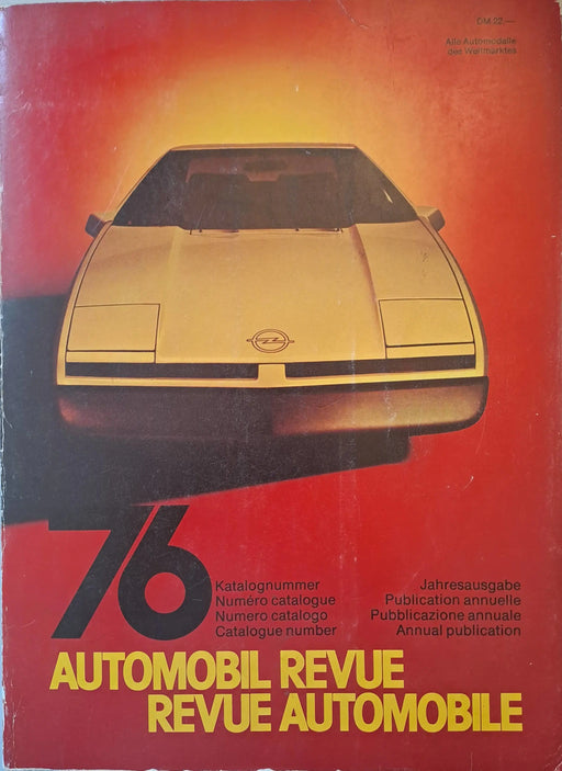 Katalognummer 1976 der Automobil Revue - Revue Automobile '76 - Oskola Antikvárium
