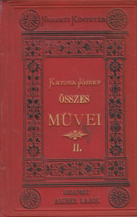 Katona József összes művei II. - Oskola Antikvárium