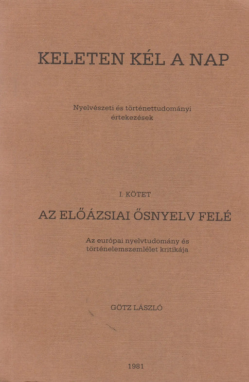 Keleten kél a nap I. - Oskola Antikvárium