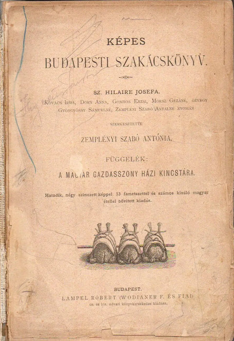 Képes budapesti szakácskönyv - Oskola Antikvárium