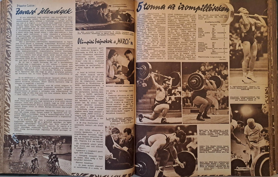 Képes Sport VIII. évfolyam 1 - 52. szám 1961 - Oskola Antikvárium