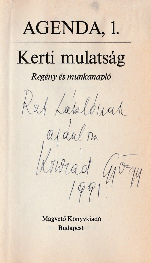 Kerti mulatság - Oskola Antikvárium
