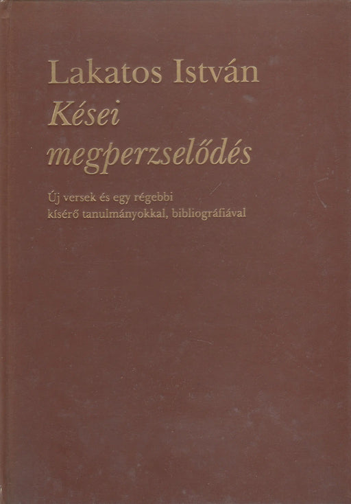 Kései megperzselődés - Oskola Antikvárium