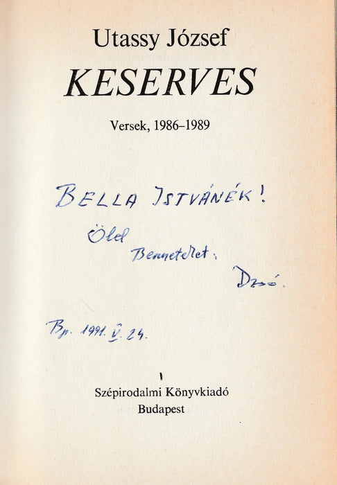 Keserves - Oskola Antikvárium