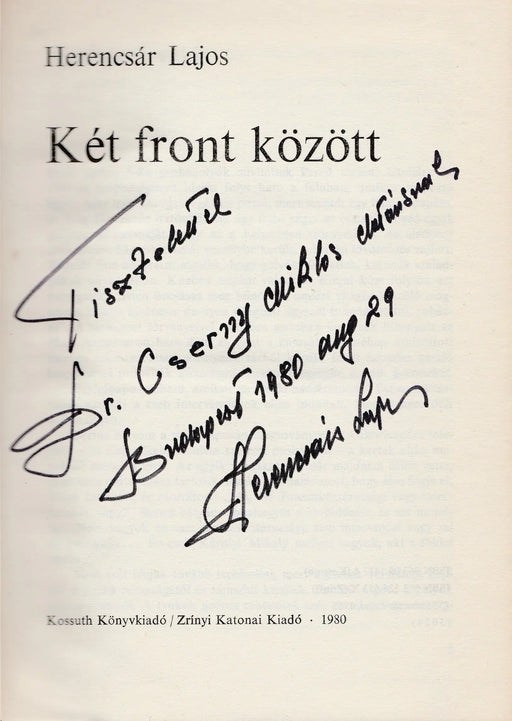 Két front között - Oskola Antikvárium
