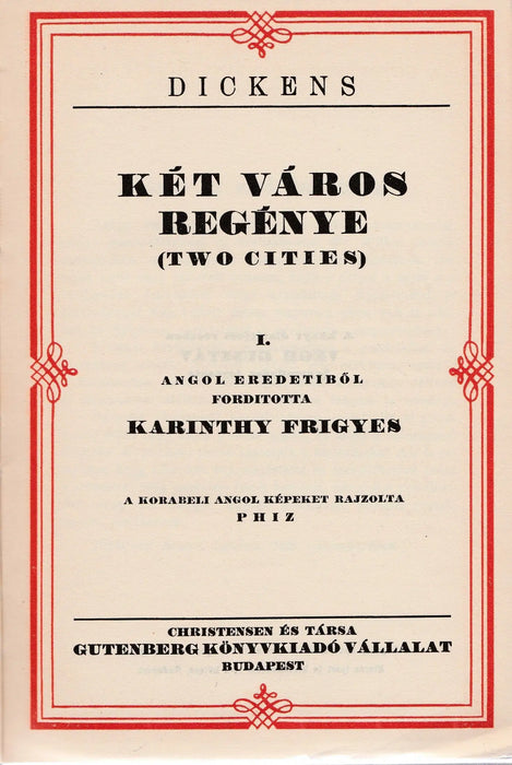 Két város regénye 1 - 2. - Oskola Antikvárium