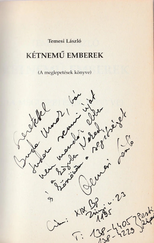 Kétnemű emberek - Oskola Antikvárium