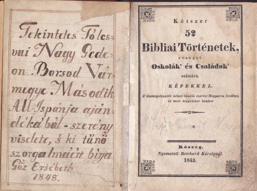 Kétszer 52 Bibliai Történetek, evangel. Oskolák' és Családok' számára - Oskola Antikvárium
