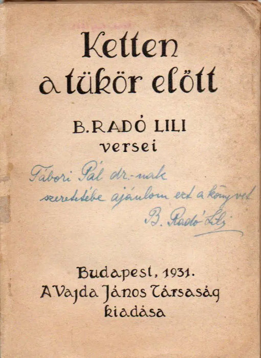 Ketten a tükör előtt - Oskola Antikvárium