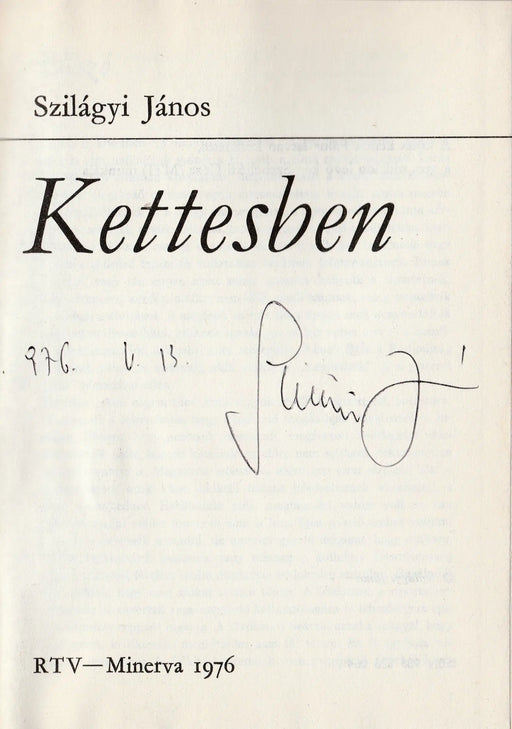 Kettesben - Oskola Antikvárium