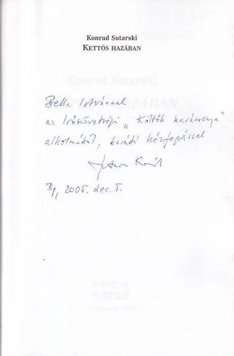 Kettős hazában - Na podwójnej ziemi - Oskola Antikvárium
