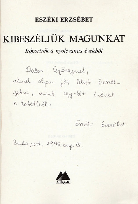 Kibeszéljük magunkat - Oskola Antikvárium