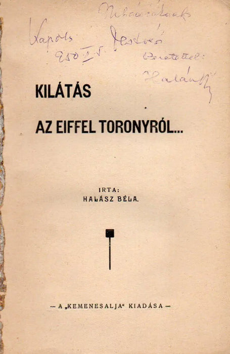 Kilátás az Eiffel toronyról... - Oskola Antikvárium