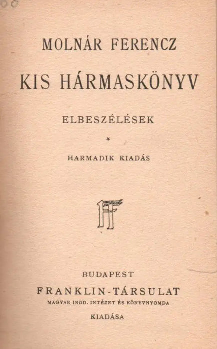 Kis hármaskönyv I - III. - Oskola Antikvárium