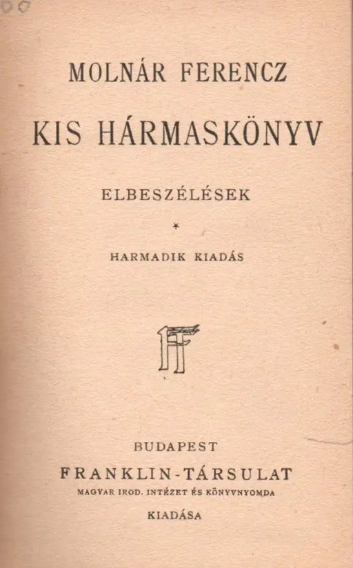 Kis hármaskönyv I - III. - Oskola Antikvárium