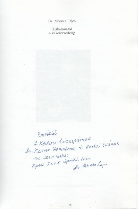 Kiskatonától a vezérezredesig - Oskola Antikvárium