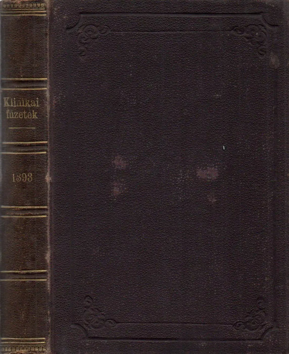 Klinikai füzetek 1893 - Oskola Antikvárium