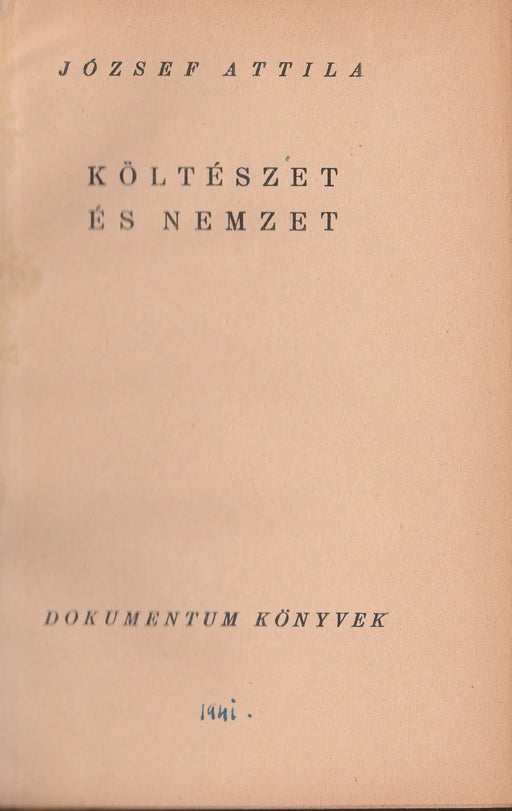 Költészet és nemzet - Oskola Antikvárium