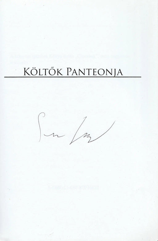 Költők panteonja - Oskola Antikvárium