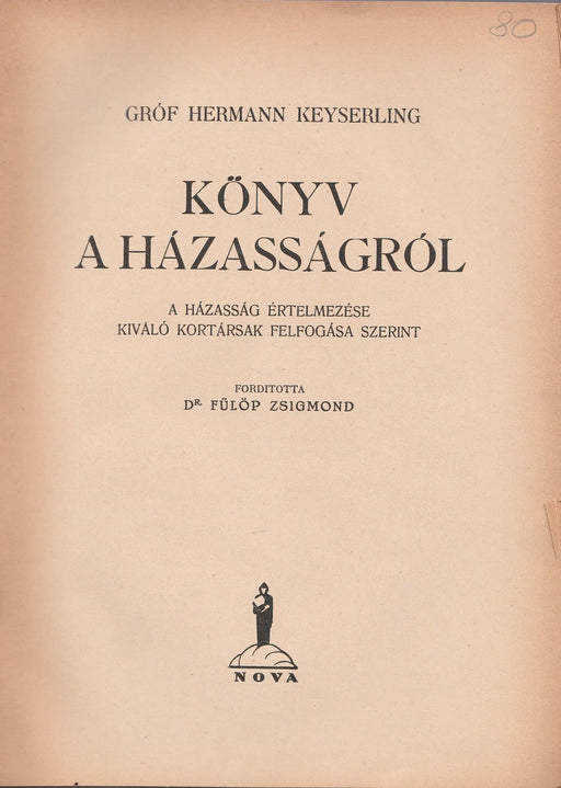Könyv a házasságról - Oskola Antikvárium