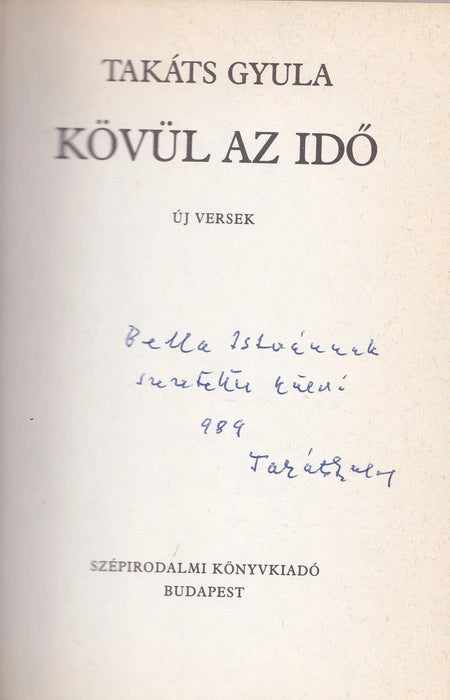 Kövül az idő - Oskola Antikvárium