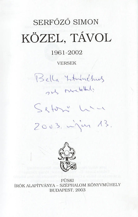 Közel, távol - Oskola Antikvárium