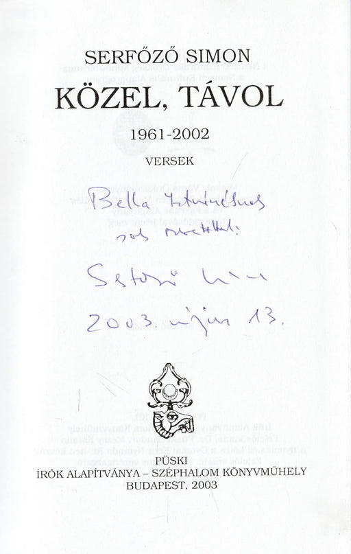 Közel, távol - Oskola Antikvárium