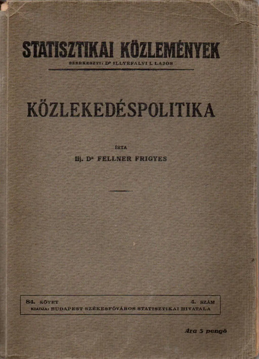 Közlekedéspolitika - Oskola Antikvárium