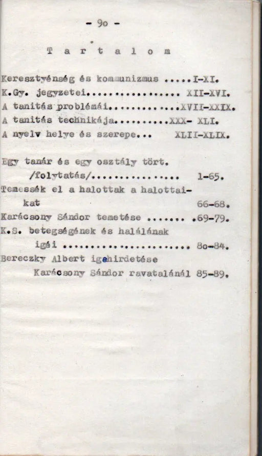 Kolligátum Karácsony Sándortól, Karácsony Sándorról - Oskola Antikvárium