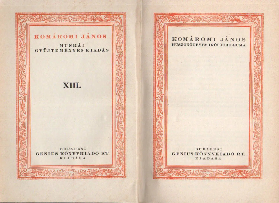 Komáromi János huszonötéves írói jubileuma - Oskola Antikvárium