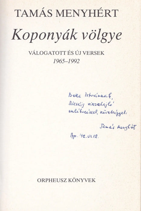 Koponyák völgye - Oskola Antikvárium