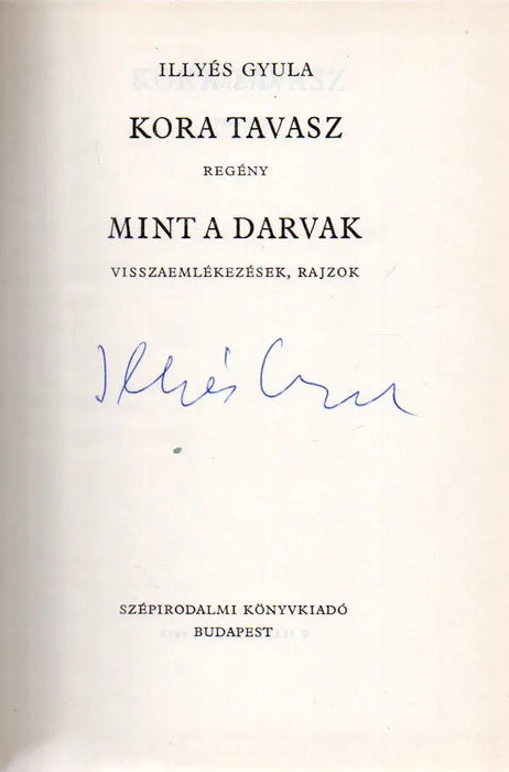 Kora tavasz - Mint a darvak - Oskola Antikvárium