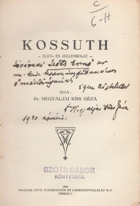 Kossuth I - II. - Oskola Antikvárium