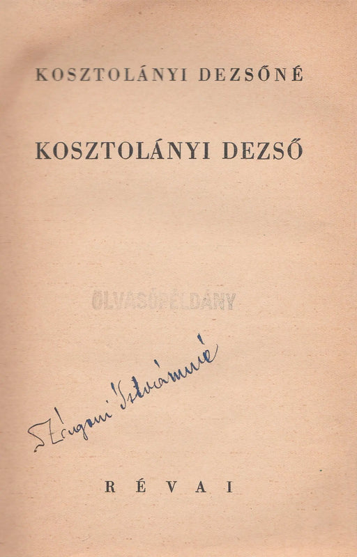 Kosztolányi Dezső - Oskola Antikvárium
