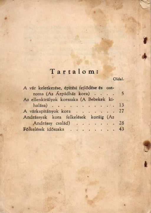Krasznahorka várának története és kalauza a vár látogatói számára - Oskola Antikvárium