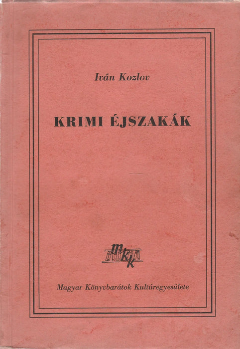 Krimi éjszakák - Oskola Antikvárium