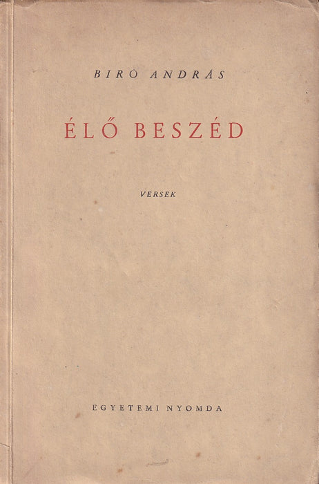 Élő beszéd