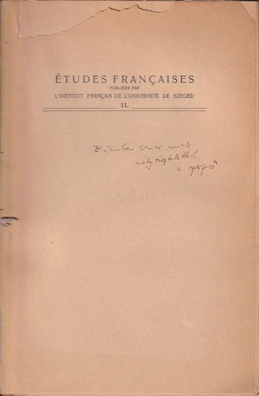 La Fortune intellectuelle de Verlaine - Verlaine a kritika tükrében - Oskola Antikvárium