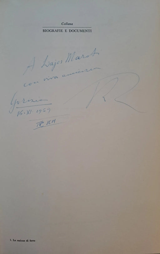 La razione di ferro - Oskola Antikvárium