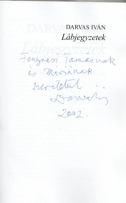 Lábjegyzetek - Oskola Antikvárium