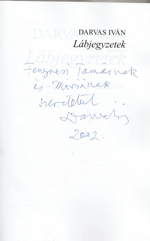 Lábjegyzetek - Oskola Antikvárium