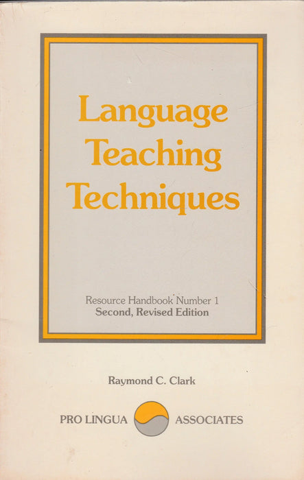 Language Teaching Techniques - Oskola Antikvárium