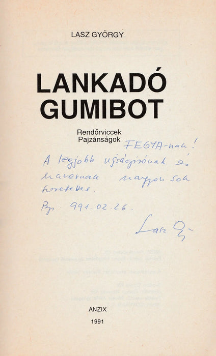 Lankadó gumibot - Oskola Antikvárium